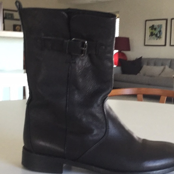 JCrew EUC black leather boots sz 7.5 - Picture 9 of 9